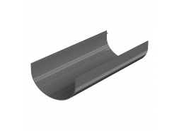 ТН ОПТИМА 120/80 мм, водосточный желоб (2 м), серый, шт.